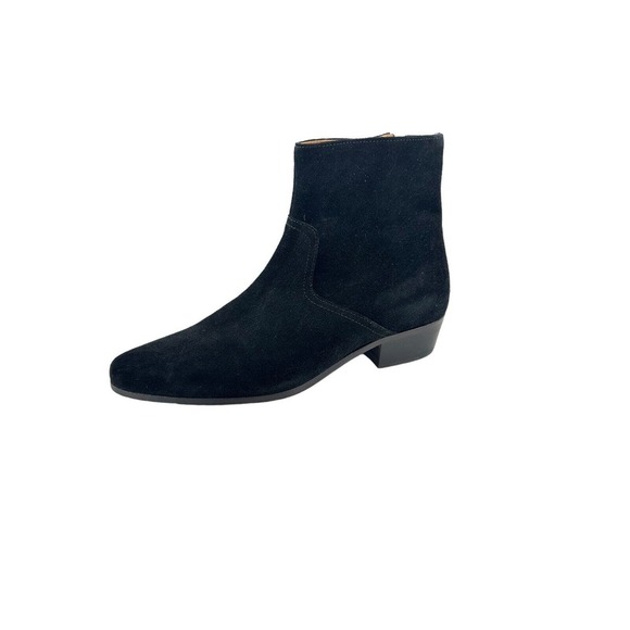 IRO NIB $480 Women’s Black Aisling Ankle Suede Pointy Toe Chelsea Boots Sz 36/6 - Picture 7 of 13